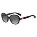 Kate Spade Cailee/F/S Full Rim Rectangular Black Sunglasses