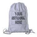 Personalized Cotton Drawstring Backpacks, Your logo here Custom Cinch Sacks