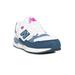 New Balance KL530GPG: Big Kid's Running White/Blue/Pink Sneaker (4.5 Big Kid M)