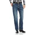 wrangler men's retro slim fit boot cut jean, layton, 36x36