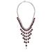 Lucky Brand Ruby Bib Necklace, 17"