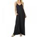 Hazel Tech New Product Hot Style Solid Color Pocket Camisole Long Loose Dress Women's Clothing