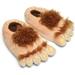 Xelparuc Ibeauti Womens Furry Monster Adventure Slippers, Comfortable Novelty Warm Winter Hobbit Feet Slippers for Adults