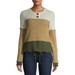 No Boundaries Juniors' Waffle Knit Henley