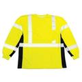 ML KISHIGO F406-M Flame Resistant Crewneck Shirt, Lime, Modacrylic/Cotton, M