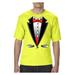 Mens and Big Mens Tuxedo Prom Costume T-Shirt, up to size 3XLT
