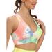 UKAP Womens Yoga Tank Tops Tie Dye Printed Active Vest Ladies Gym Workout Crop Top Sleeveless Cross Back Sport Bra Shirt Top