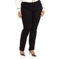 Diamante EXTENDED PLUS SIZE WOMENS Black SKINNY Leg Stretch DENIM JEANS PANTS