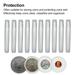 VERMON Twenty Sets 46mm Coin Holder Capsule Protector Collection Clear Coin Storage Box for Awards Ceremony