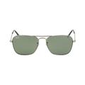 Ray-Ban Caravan Metal Frame Green Classic Lens Unisex Sunglasses RB3136