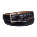 Men's Croft & Barrow Feather-Edge Stitched Belt Black