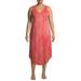 Terra & Sky Women's Plus Size Knit V Neck Tank Dress