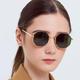 Retro Sunglasses Women Polygonal Retro Metal AC Lens Festival Fashion Simple Personality Eyewear Retro Personality Sunglasses