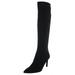 MICHAEL Michael Kors Womens Dorothy Suede Tall Knee-High Boots