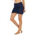 Women High Waist Ruffle Swim Skirt Shirred Swim Bottom Tankini Swimdress Swim Bottoms Skirt