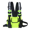 Balems Chest Rig Bag Reflective Vest Hip Hop Streetwear Functional Harness Chest Bag Pack Front Waist Pouch Backpack