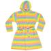 Just Love Hooded Plush Fleece Robe for Girls 75603-10118-14-16 (Pastel Ombre, Girls 7-8)