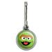 Sesame Street Oscar the Grouch Face Antiqued Charm Clothes Purse Suitcase Backpack Zipper Pull Aid