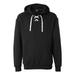 Adult Sport Lace Hooded Sweatshirt - BLACK - L