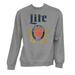 Miller Lite Men's Grey Crewneck Sweatshirt-2XLarge