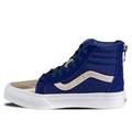 Vans SK8-HI Unisex/Child Shoe Size Little Kid 1.5 Athletics VN0A3276UJW ((Metallic Toe) Medieval Blue/Silver)