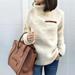 Plus Size S-5XL Turtleneck Sweaters for Womens Winter Fleece Pullovers Ladies Coat Sherpa Tops