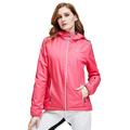 Women's Hooded Winter Jacket Quilted Coat Casual Unbranded Solid Color Windproof Outdoor Outwear (Pink, Small)