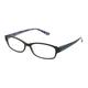 FOSTER GRANT Ladies Rectangle Black/Stripe Reader Glasses 1.75 Diopter