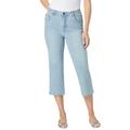 Woman Within Women's Plus Size Petite Capri Stretch Jean