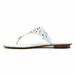 Michael Kors Women's Darci Flat Sandals optic white size 7.5