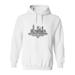 Atlanta City Black And White Hoodie Men's -Image by Shutterstock