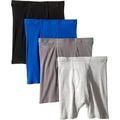 Hanes Men's 4 Pack Tagless Boxer Briefs Assorted Colors Comfortsoft Waistband (Medium)