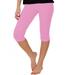 Women's and Plus Size Knee-Length Leggings Stretchy Leggings Cotton Spandex Small Adult - 7X Adult