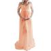 UKAP Pregnancy Dresses for Photoshoot Maternity Dress Summer Off Shoulder Long Maxi Photography Dress