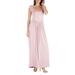 24/7 Comfort Apparel Women's Maxi Dress with Round Neck and Empire Waist