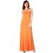 Evanese Women's Elegant Cross Tie Halter Long Formal Party Dress