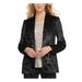 DKNY Womens Black Suit Evening Coat Size 2