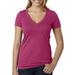 Next Level Ladies' CVC Deep V - 6640