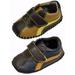 L'Amour Boys Super Soft Leather Sneakers First Walker Baby Shoes (1, Navy)