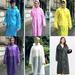 Adult Unisex EVA Raincoat Waterproof Jacket Hooded Rain Coat Poncho Rainwear