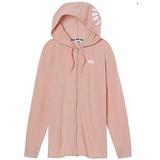 Victoria's Secret Pink Side Slit Full Zip Hoodie Color Ballet Pink Size Small NWT