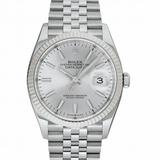 Rolex Datejust 36 Automatic Silver Dial Oystersteel and 18 ct White Gold Ladies Watch 126234-0013