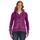 Ladies' Zen Full-Zip Fleece Hooded Sweatshirt - VERY BERRY - M