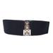 New Fashion Vintage Women Ladies Girls Waistband Stretch Elastic Metal Buckle Wide Waist Belt Accessories for Coat Dress