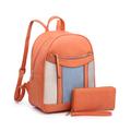 POPPY 2 in 1 Backpack Purse with Wallet Girls School Shoulder Bag Multi-color Travel Rucksack Knapsack