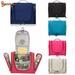 Spencer Waterproof Hanging Toiletry Bag Portable Travel Organizer Wash Cosmetic Bag Makeup Storage Case Women Men Shaving Kit with Hanging Hook "Rose Red"