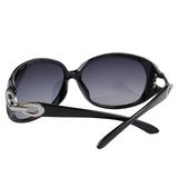 Women Retro Anti-UV Vintage Designer Polarized Sunglasses Elegant Oval Oversized Ladies