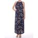 Maison Jules Womens Flounce Maxi Dress