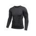 Men's Compression Baselayer Body Long Sleeve Shirt Sports Tops