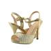 Blossom Robin 214Â Women's Peep Toe Crystal Strappy Heels